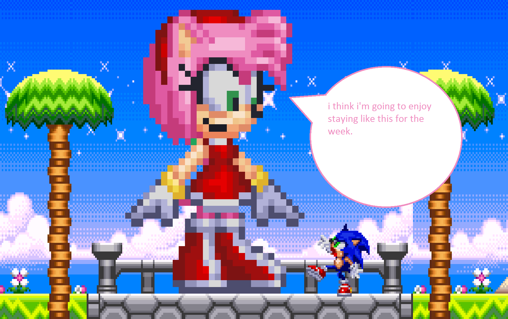 Эми Роуз Sonic Pixel